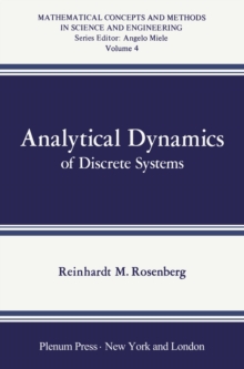 Analytical Dynamics of Discrete Systems