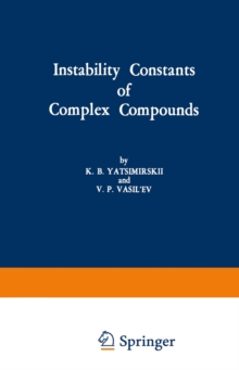 Instability Constants of Complex Compounds