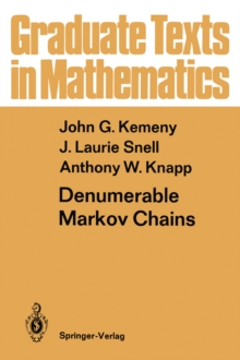 Denumerable Markov Chains : with a chapter of Markov Random Fields by David Griffeath