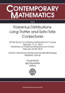 Frobenius Distributions : Lang-Trotter and Sato-Tate Conjectures