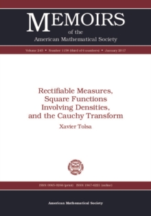 Rectifiable Measures, Square Functions Involving Densities, and the Cauchy Transform