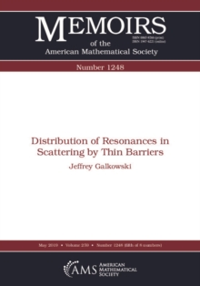 Distribution of Resonances in Scattering by Thin Barriers