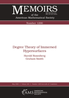 Degree Theory of Immersed Hypersurfaces