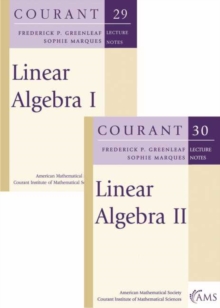 Linear Algebra (Volumes I and II) : The Set, Paperback / softback Book Linear Algebra (Volumes I and II) : The Set, Paperback / softback Book