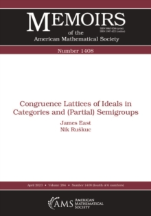 Congruence Lattices of Ideals in Categories and (Partial) Semigroups