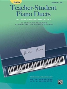 EASY TEACHERSTUDENT PIANO DUETS BOOK 1, Paperback Book EASY TEACHERSTUDENT PIANO DUETS BOOK 1, Paperback Book