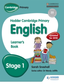 Hodder Cambridge Primary English: Learner's Book Stage 1, Paperback Book Hodder Cambridge Primary English: Learner's Book Stage 1, Paperback Book