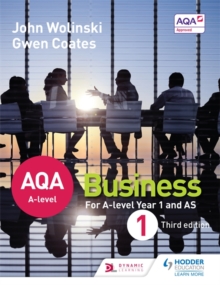 AQA A Level Business 1 Third Edition (Wolinski & Coates), Paperback Book AQA A Level Business 1 Third Edition (Wolinski & Coates), Paperback Book