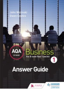AQA A Level Business 1 Third Edition (Wolinski & Coates) Answers, Paperback Book AQA A Level Business 1 Third Edition (Wolinski & Coates) Answers, Paperback Book