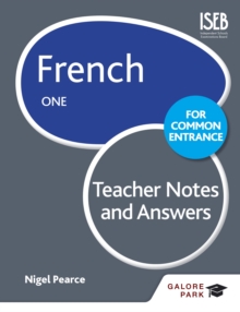 French for Common Entrance One Teacher Notes & Answers