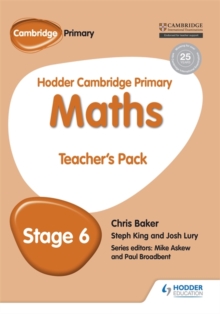 Hodder Cambridge Primary Maths Teacher's Pack 6, Paperback / softback Book Hodder Cambridge Primary Maths Teacher's Pack 6, Paperback / softback Book