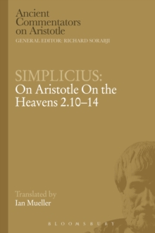 Simplicius: On Aristotle On the Heavens 2.10-14