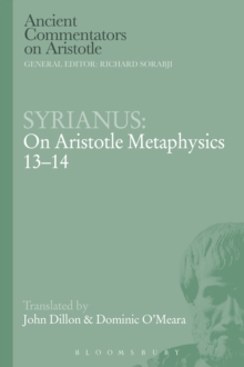 Syrianus: On Aristotle Metaphysics 13-14