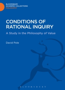 Conditions of Rational Inquiry : A Study in the Philosophy of Value