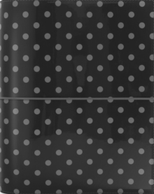 Filofax Domino Patent A5 Organiser Aubergine Spots, Book Filofax Domino Patent A5 Organiser Aubergine Spots, Book