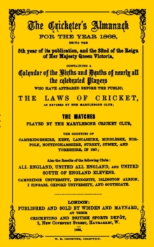 Wisden Cricketers' Almanack 1868