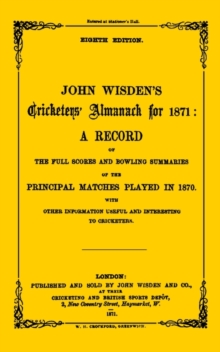 Wisden Cricketers' Almanack 1871