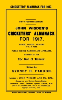 Wisden Cricketers' Almanack 1917