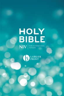 NIV Larger Print Blue Hardback Bible, Hardback Book NIV Larger Print Blue Hardback Bible, Hardback Book