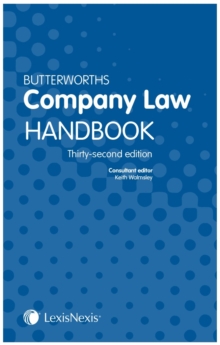 Butterworths Company Law Handbook, Paperback / softback Book Butterworths Company Law Handbook, Paperback / softback Book