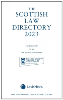 The Scottish Law Directory: The White Book 2023