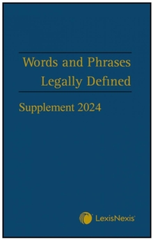 Words and Phrases Legally Defined 2024 Supplement