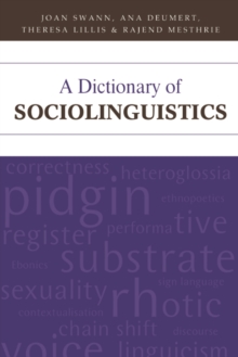 A Dictionary of Sociolinguistics