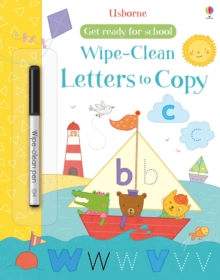 Get Ready for School Wipe-Clean Letters to Copy, Paperback Book Get Ready for School Wipe-Clean Letters to Copy, Paperback Book