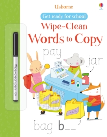 Get Ready for School Wipe-Clean Words to Copy, Paperback Book Get Ready for School Wipe-Clean Words to Copy, Paperback Book
