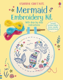 Embroidery Kit: Mermaid, Kit Book Embroidery Kit: Mermaid, Kit Book