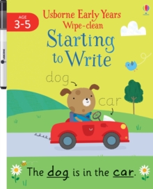 Early Years Wipe-Clean Starting to Write