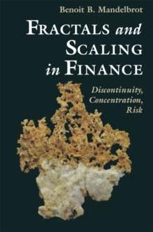 Fractals and Scaling in Finance : Discontinuity, Concentration, Risk. Selecta Volume E