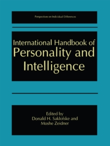 International Handbook of Personality and Intelligence