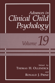 Advances in Clinical Child Psychology