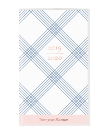 BLUE PLAID 2019 2 YEAR PLANNER, Paperback Book BLUE PLAID 2019 2 YEAR PLANNER, Paperback Book