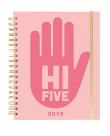 HI FIVE 2019 LARGE SPIRAL BOUND DIARY, Spiral bound Book HI FIVE 2019 LARGE SPIRAL BOUND DIARY, Spiral bound Book