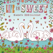 LIFE IS SWEET 2019 SQUARE WALL CALENDAR, Paperback Book LIFE IS SWEET 2019 SQUARE WALL CALENDAR, Paperback Book