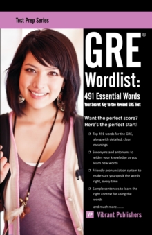 GRE Wordlist : 491 Essential Words, Paperback / softback Book GRE Wordlist : 491 Essential Words, Paperback / softback Book