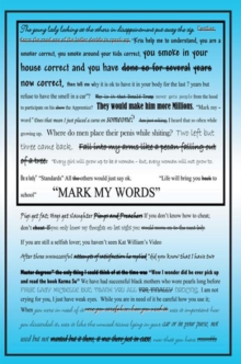 ''Mark My Words''