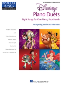 Disney Piano Duets : Popular Songs - 8 Songs for 1 Piano, 4 Hands