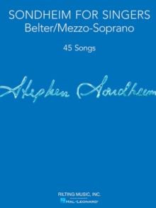 Sondheim For Singers : Belter/Mezzo-Soprano, Paperback Book Sondheim For Singers : Belter/Mezzo-Soprano, Paperback Book