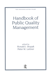 Handbook of Public Quality Management