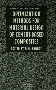 Optimization Methods for Material Design of Cement-based Composites