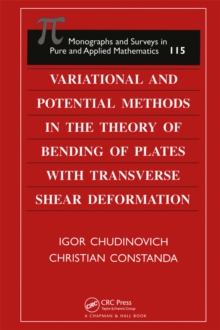 Variational and Potential Methods in the Theory of Bending of Plates with Transverse Shear Deformation