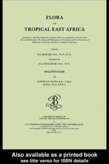 Flora of tropical East Africa - Balanitaceae (2003)