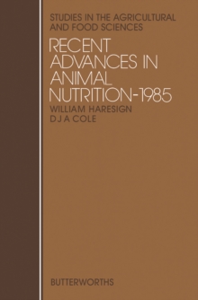 Recent Advances in Animal Nutrition