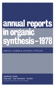 Annual Reports in Organic Synthesis - 1978