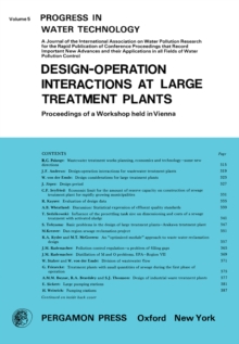 Design-Operation Interactions at Large Treatment Plants : Proceedings of a Workshop Held in Vienna