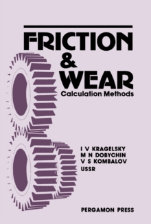 Friction and Wear : Calculation Methods