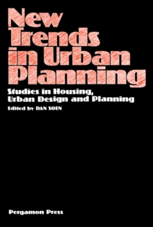 New Trends in Urban Planning : Studies in Housing, Urban Design and Planning